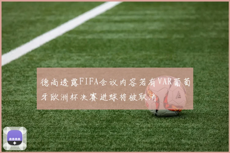 德尚透露FIFA会议内容若有VAR葡萄牙欧洲杯决赛进球将被取消